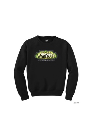 World Of Warcraft Legion Logo Siyah Sweatshirt