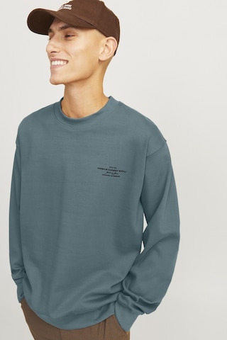 Jack & Jones Erkek Mavi Sweat 12261386 Mavi