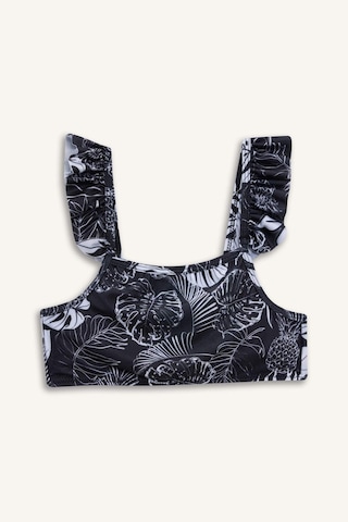 Defacto Kız Çocuk Çiçekli Bikini Takımı E5223a825hswt34 Beyaz