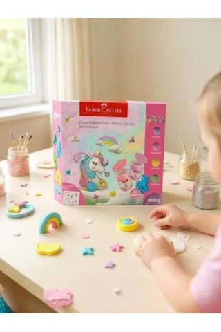 Faber Castell Unicorn Oyun Hamuru Seti Çok Renkli