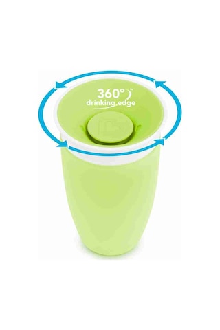 Munchkin Mucize 360° Alıştırma Bardağı, 12 Ay+, 296 ML Yeşil