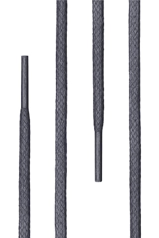 110 Cm 4 Mm Koyu Gri Yuvarlak 1 Çift Ayakkabı Bağcığı Gri