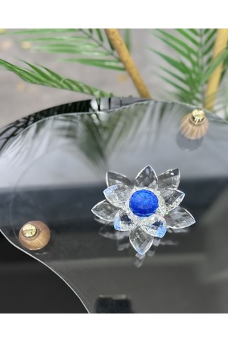 Gaelle Dekoratif Lotus Mavi