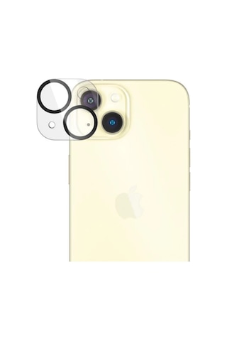 Panzerglass Apple İphone 15 Uyumlu Şeffaf Çerçeveli Seri Kamera Cam Koruyucu - Şeffaf