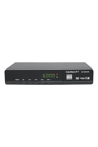 Botech Bs 5000 Hd Kasalı Uydu Alıcısı Scart Girişli