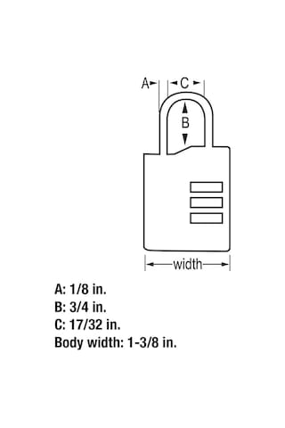 Master Lock 4684t Kendi Kombinasyonunuzu Ayarlayın Tsa Onaylı Bag Diğer