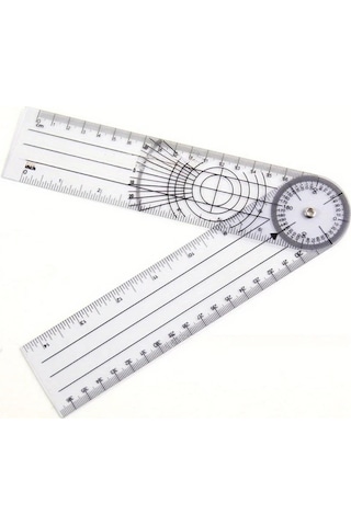 Dream011 1pc Eklem Açı Ölçer Cetvel Multifonksiyonel Pvc Gönye Sanatçılar Ve Öğrenciler İçin 1 Adet