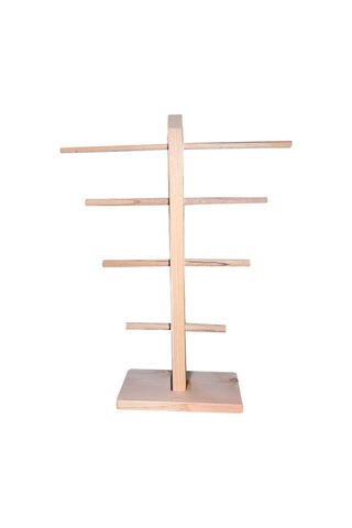 Doğal ahşap Ağaç Modeli MasaÜstü takı askısı askılık organizer