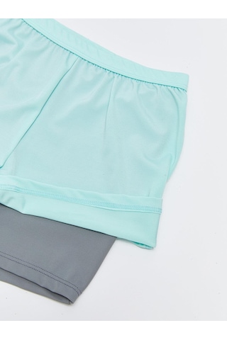 Deep Beach Şort Ve Taytlı Kız Çocuk Bikini Takım 001