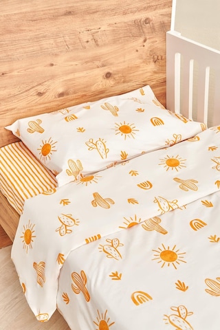 Soley Boho Bebek Nevresim Takımı 100x150 Cm Kiremit