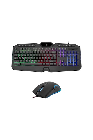 Frisby FK-4865QU USB Işıklı Multimedya Klavye Mouse Set