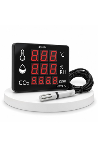 Luvinka Lr975-c Led Karbondioksit, Sıcaklık Ve Nem Ölçer