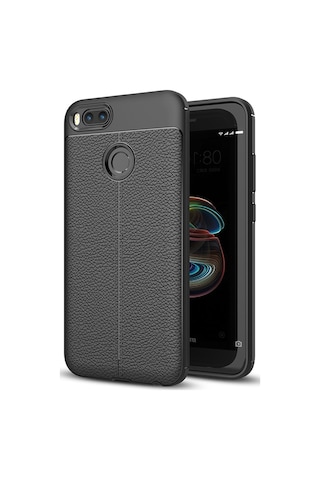 Xiaomi Mi 5X Mi A1 Kilif Deri Görünümlü Korumali Niss Silikon 392712325