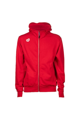Arena Team Hooded Jacket Panel Unisex Kırmızı Günlük Stil Ceket 004906400