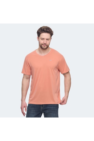 Slazenger KRAKKER Erkek V Yaka Somon Tişört