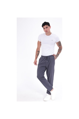 Blayn Jeans Erkek Regular Fit Gabardin Pantolon Günlük Rahat Kesim Klasik Erkek Pantolon Gri