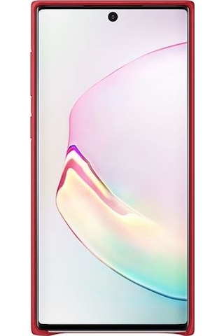 Samsung Note10 Deri Kılıf Kırmızı - Ef-vn970lregww