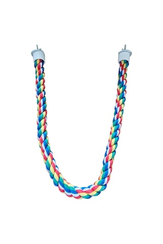 Vkemall Kuş İçin Pamuk İpi Tırmanma Perçesi, 105cm Uzunlukta, Tırmanma Ve Kucağıma Oyuncağı, Kuşların Koordinasyonunu Geliştirir