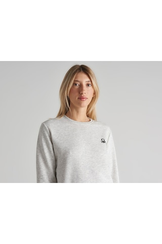 Benetton Sweatshirt Beyaz Beyaz