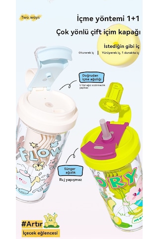 Çay Ve Suyu Ayırmak İçin Büyük Kapasiteli Plastik Su Bardağı Beyaz