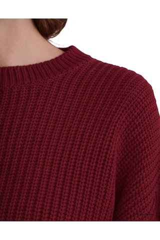 Trikonova Oversize Triko Kazak Bordo