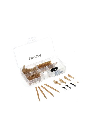 Lixada 100 Adet Terminali Sazan Balıkçılık Iğneler Y4700cm Kamuflaj