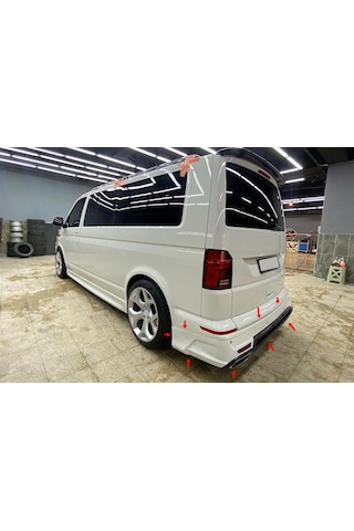 Vw Transporter T6 Uzun Şase Marşpiyel Sağ Sol Takım Fiberglass