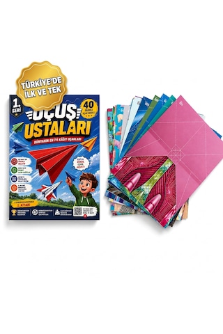 Uçuş Ustaları Kağıt Uçak Etkinlik Kitabı