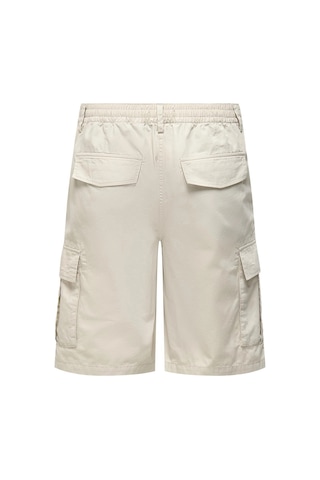 Only & Sons Onsloc Pamuklu Relaxed Normal Bel Cepli Short Erkek Short 22029214 Taş