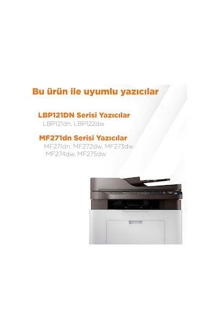 Canon Crg-071h Uyumlu  Toner - Çipli 10'lu Paket / Canon I-sensys Lbp121dn / Lbp122dw / Mf271dn / Mf272dw / Mf273dw / Mf274dw / Mf275dw