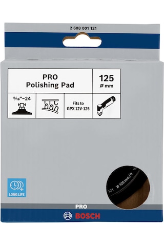 Bosch Pro Cilalama Tabanı 125 Mm , Gpx 12 V-125 Uyumlu - 2608001121