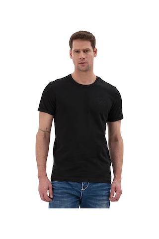 Cipo & Baxx Erkek Basic Bisiklet Yaka Slim Fit Tişört Ct854 Siyah