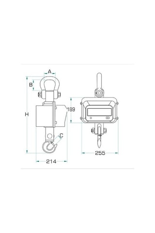 Tem Sh-15000-led Vinç Kantarı 15 Ton