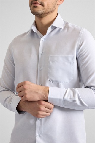 Süvari Gri Regular Klasik Yaka Casual Gömlek Gm2025300050-s05 Gri