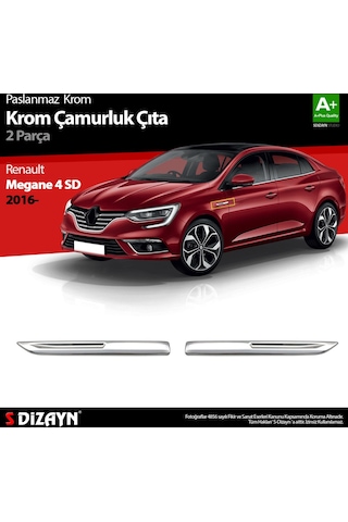 S-Dizayn  Renault Megane 4 Krom Çamurluk Sinyal Çıtası 2 Prç. 2016-2020