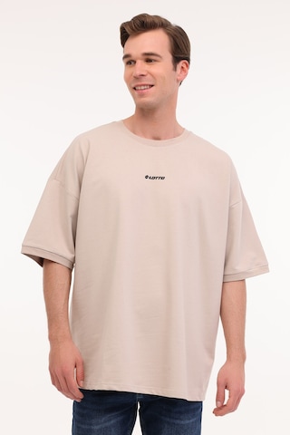 Lotto M-aıson Tee 5fx Taş Rengi Erkek Kısa Kol T-shirt Gri