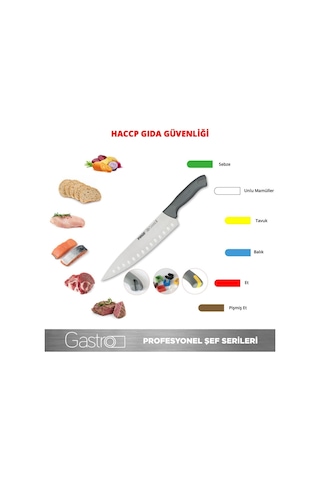 Gastro Santoku Bıçağı 17 Cm Çok Renkli