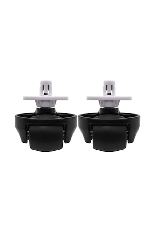 Roborock S5 S6 S7 S8 Q7 Q8 İçin 2 Adet Ön Tekerlek Siyah