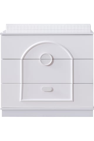 Şifonyer, Dolunay 3 Çekmeceli Şifonyer - Beyaz