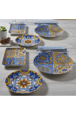 Güral Camelia 18 Parça 6 Kişilik Bone Kahvaltı Takımı - 2188 2732476