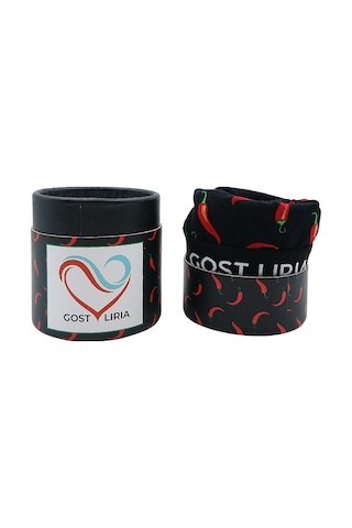 Gost Liria - Pepper Desenli Kadın Bralet Siyah