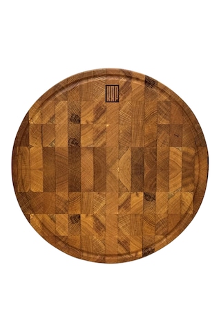 Kesme Tahtası Meşe Daire End Grain X Large
