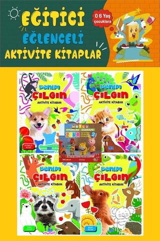 Benim Çılgın Aktivite Seti 4 Kitap