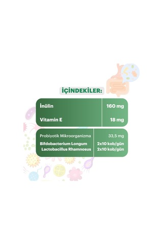 Kalibra Simbiotics Probiyotik Ve Prebiyotik İçeren Takviye Edici Gıda