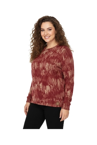 Linsolita Kadın Sıfıryaka Sweatshirt Bgl-st05112 Kiremit