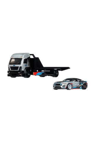 Hot Wheels Premium Team Transport 90 2024 Ford Mustang Rtr Spec 5-fd Aero Lift Kırmızı