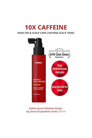 Kundal Scalp Kafein İçerikli Dökülme Karşıtı Saç Derisi Güçlendirici Tonik 100 ML