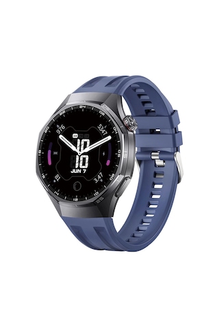 Forzacase Huawei Watch Gt 6 Pro 46mm İle Uyumlu Özel Tasarım Tokalı Silikon Kordon Kayış - Fc1175