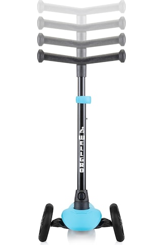 Wellgro Turbo 3 Tekerli Yükseklik Ayarlı Scooter, Mavi Mavi