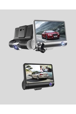 Araç Dvr Kamerası 3 Lü 170 Geniş Açılı Full Hd Ve Park Destekli 07168719